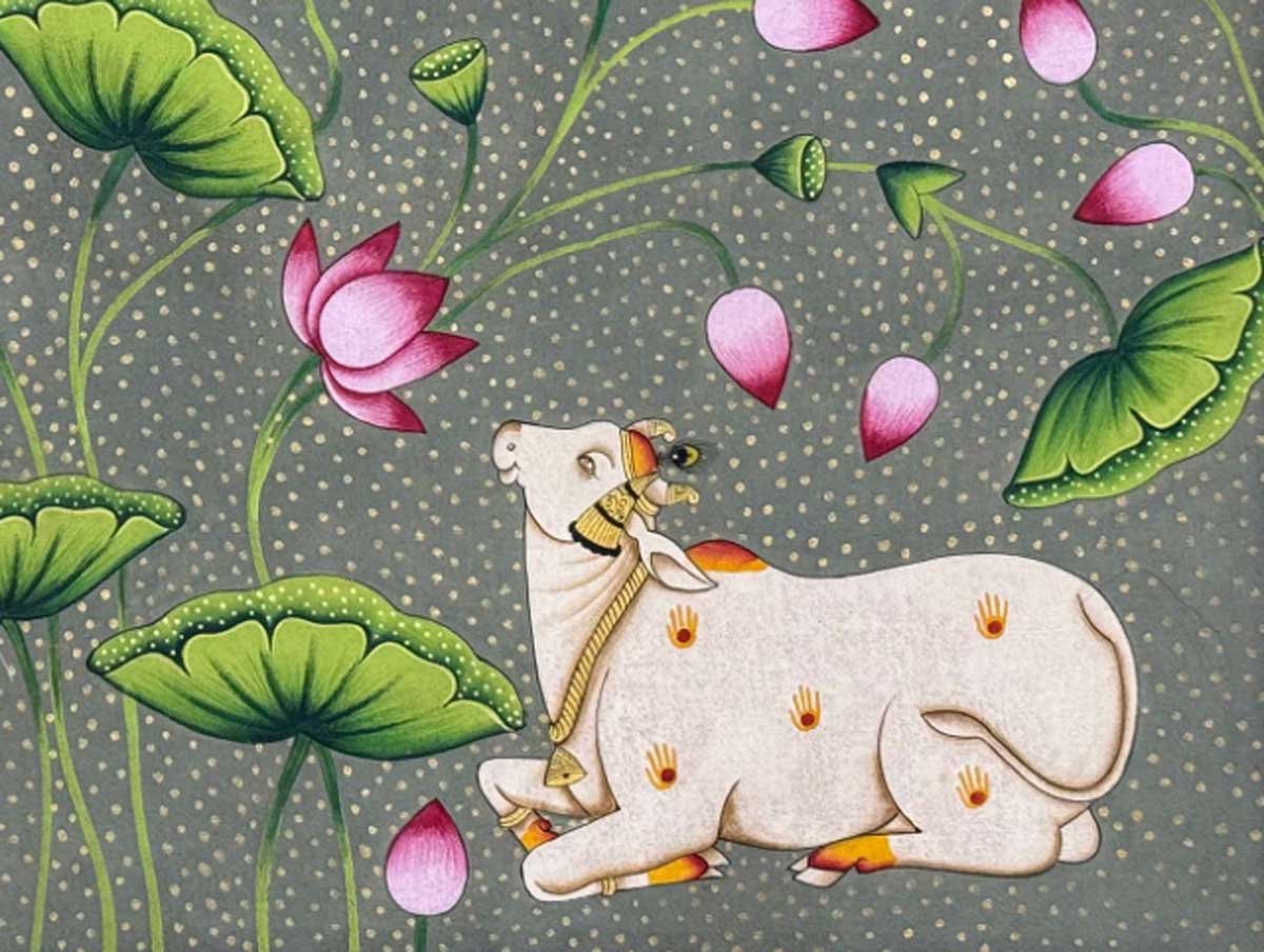 Why Cows, Lotuses and Peacocks Appear in Pichwai Paintings