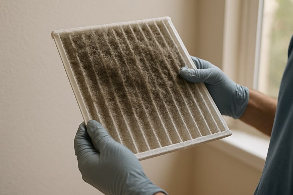 why-does-my-ac-smell-musty-mold-drain-pan-and-duct-1